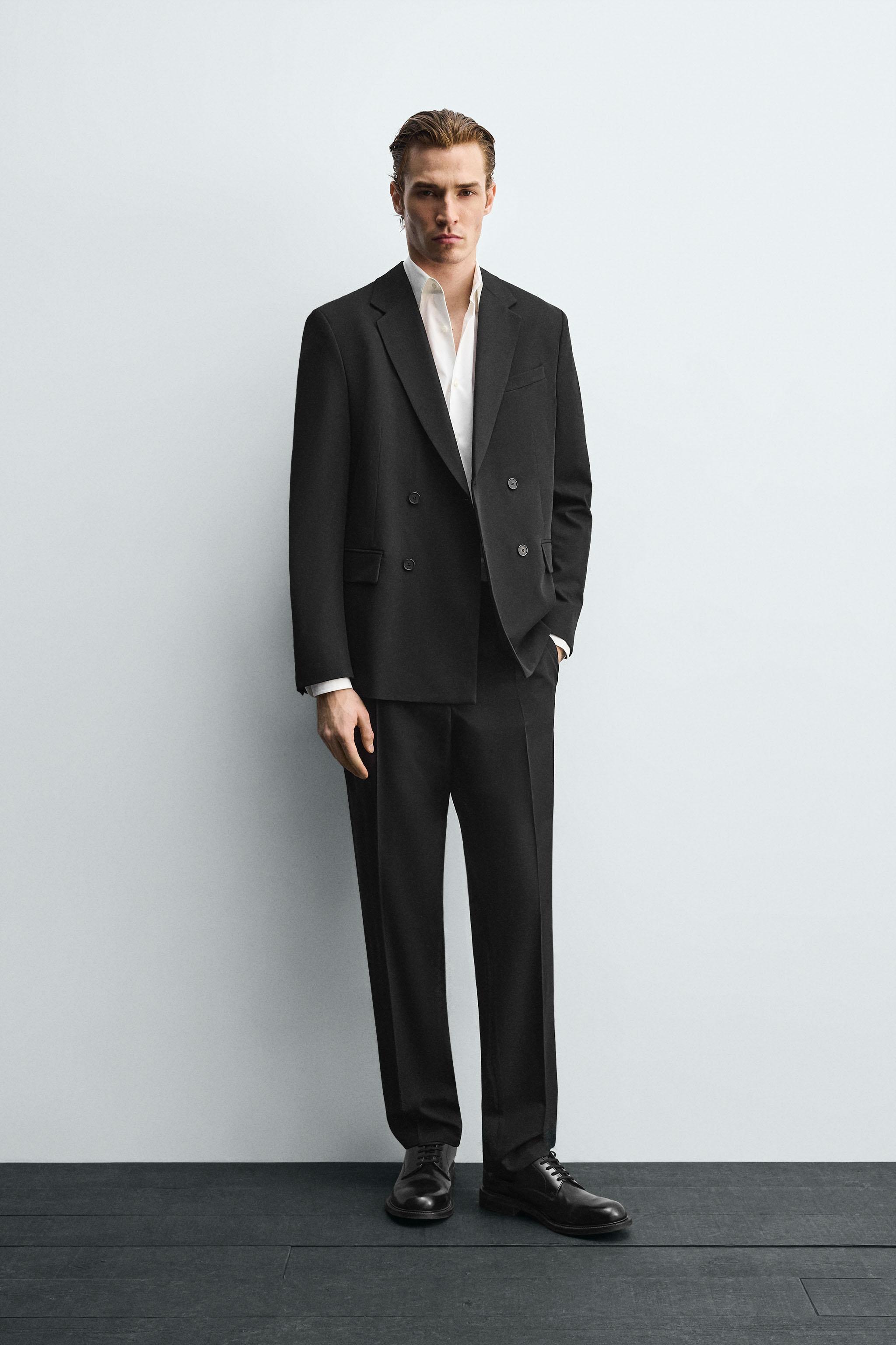 PLEATED COMFORT SUIT PANTS